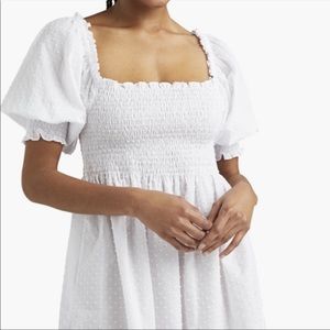 Short white hill house nap dress